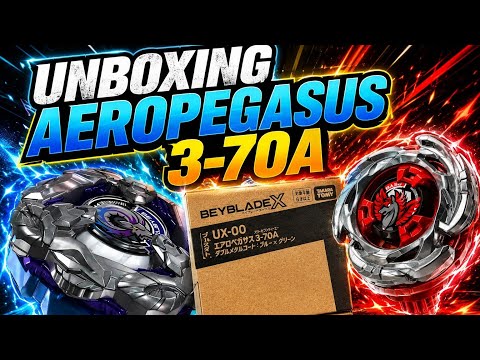 BEYBLADE X Unboxing AeroPegasus 3-70A y GoatTackle 7-70T Exclusivos Premio Aplicación #beybladex
