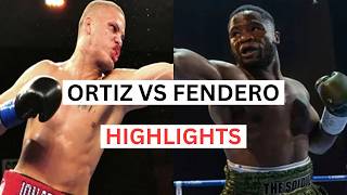 Moreno Fendero vs Jonathan Ortiz Highlights & Knockouts