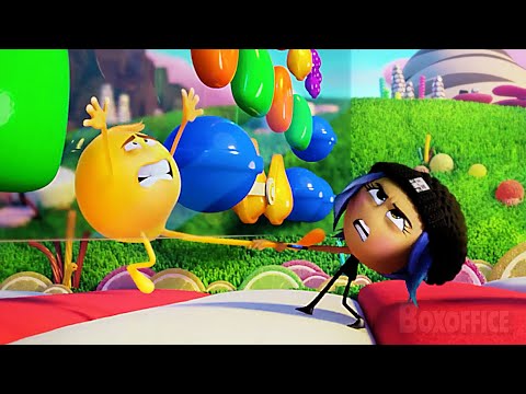 Atascado en Candy Crush | Emoji: La película | Clip en Español
