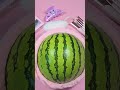 Satisfying Skincare on a Watermelon 🍉✨ #ASMR