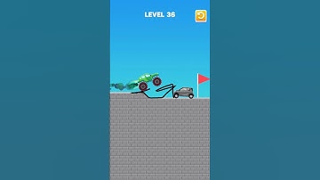 Draw Bridge Puzzle Game Level 36 #shorts