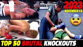 Muay Thai Mma Boxing 50 Knockouts November 2023 Part5