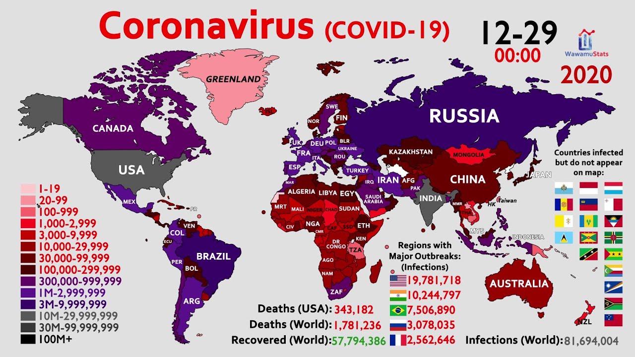 The Road To 80 Million Infections Coronavirus In 2020 YouTube