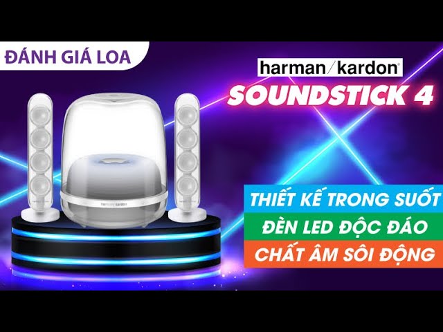 REVIEW BỘ LOA CỰC CHẤT HARMAN KARDON SOUNDSTICKS 4  | KẾT NỐI BLUETOOTH, TIVI HAY MÁY TÍNH CỰC TIỆN