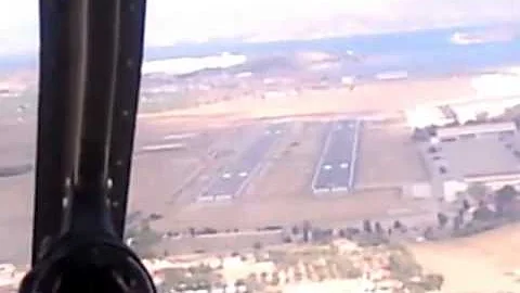 Landing at Megara Airport (LGMG) - 23/01/2012