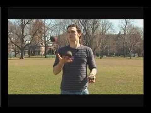 Juggling Balls : 2 Balls With 1 Hand Columns Pattern