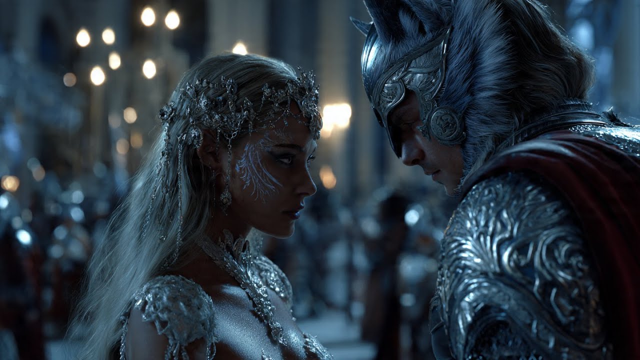 O Rei Alfa aceitou casar com a noiva feia para unir as tribos…mas congelou ao ver sua beleza oculta