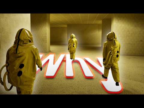 If I get scared, the backrooms game switches...