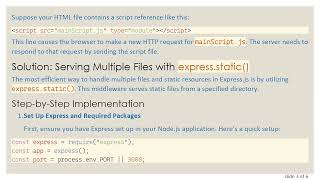 How to Send Multiple Files with Express.js