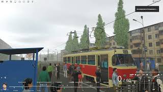 Катаюсь на Tatra T3 в Trainz: Railroad Simulator 2022