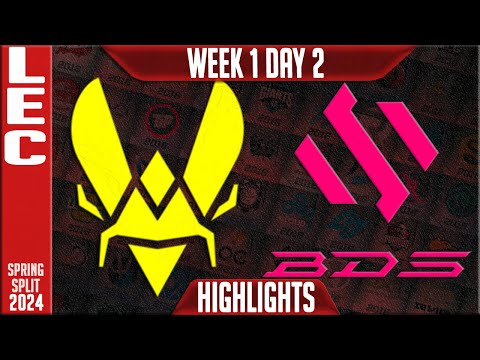 VIT vs BDS Highlights | LEC Spring 2024 W1D2 | Team Vitality vs Team BDS
