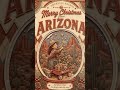 Merry Christmas from Arizona Vintage Snow Globe Holiday Postcard