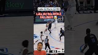 Luka’s INSANE No-Look Pass From The Floor! 😱 #Mavs #LukaDoncic #NBA Shorts