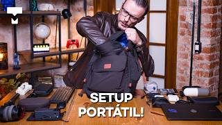 A MOCHILA TECH PERFEITA! Olhe tudo o que coube aqui dentro!