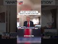 President Trump took offense to a question about the Senate while speaking to reporters on AF 1.