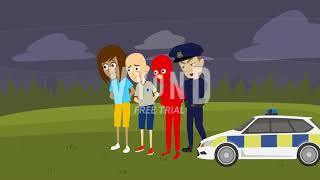 Mora And Clic Caillou And Elmo Set Off Fire On Restaurant And Arrested Grounded