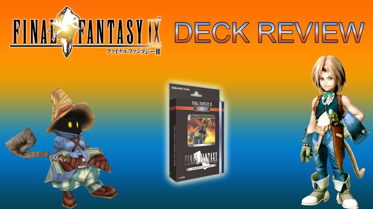 FFTCG Unboxing & Review Final Fantasy IX Starter Deck YouTube