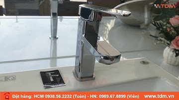 TDM.VN | Review vòi lavabo Viglacera VG112 nóng lạnh gắn chậu rửa mặt