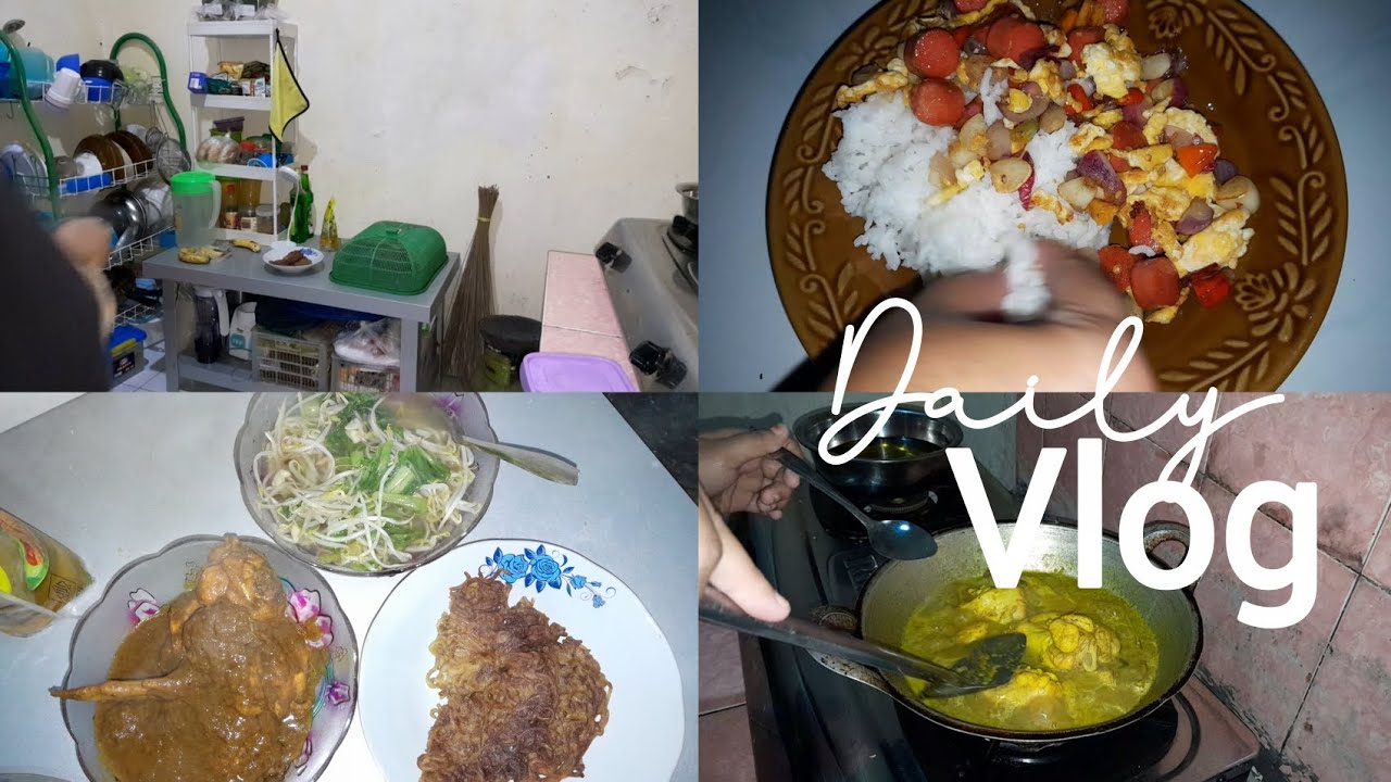 #dailyvlog RUTINITAS IRT | TUMIS TOGE | AYAM KARE | OSENG CABE BAWANG