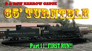 First Run of a Locomotive . Turntable 11 - Screwing Around With Temporary Wiring