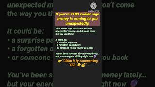 This Zodiac Sign Will Receive Unexpected Money #zodiac #zodiacsigns #shorts #tarot #astrology #viral