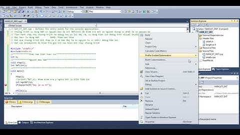 Lập trình C - Hướng dẫn sử dụng công cụ Debug trên Visual Studio