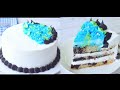 Eggless Choco Vanilla Cake Without Oven | How To Make Choco Vanilla Cake In Kadhai | Arunima Bakes