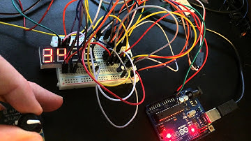 ATtiny85 with one shift register