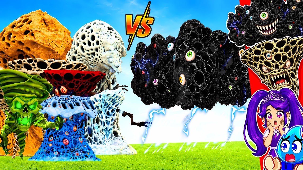 LIVING CLOUD VS ALL LIVING STORMS IN GMOD..