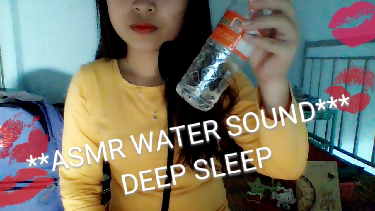 [Camy ASMR] Fall in Sleep with water bottle Shaking sound 2017