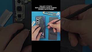 GALAXY Z FLIP 6 REPLACEMENT MAIN SCREEN (INNER) SCREEN WITH FRAME #shorts  #galaxyzflip6 #aliexpress