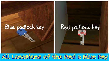 All Locations of the Red & Blue Key in Evil Nun 2.