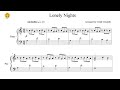 Lonely Nights By Scorpions Piano Solo Sheets