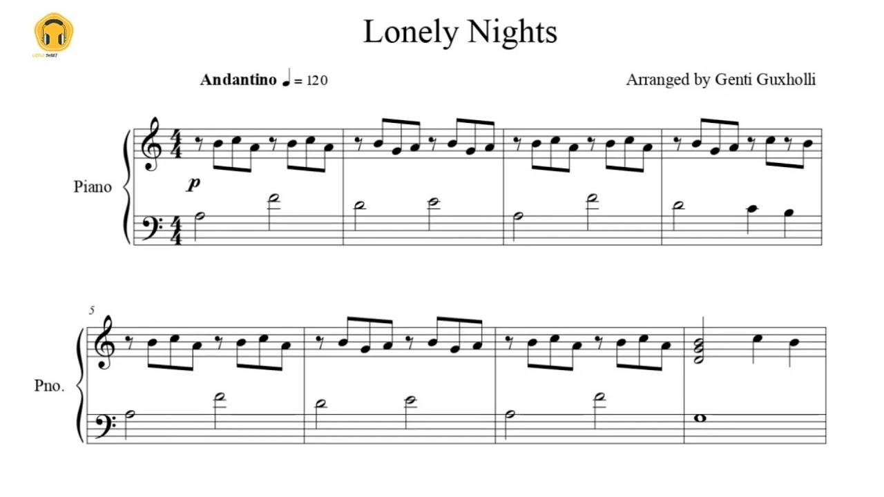 Lonely Nights by Scorpions (Piano Solo/Sheets)