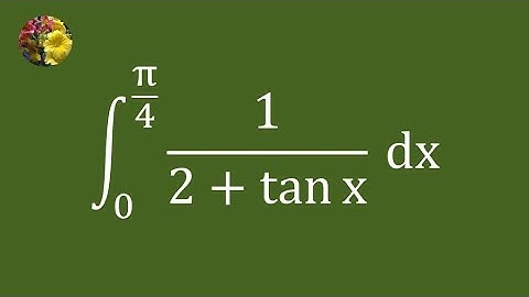 3rd method to 3valuate the definite integral using basic techniques (Mis-187AA)