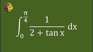 3rd method to 3valuate the definite integral using basic techniques (Mis-187AA)
