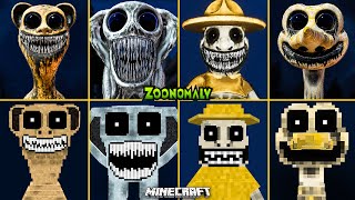 Zoonomaly ALL JUMPSCARES vs MINECRAFT #2