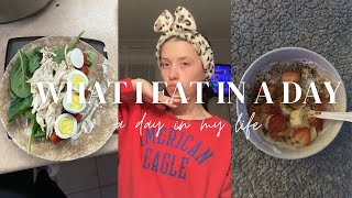 WHAT I EAT IN A DAY + DAY IN MY LIFE//vlog style