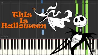 This Is Halloween - The Nightmare Before Christmas - Piano Tutorial by Easy Piano