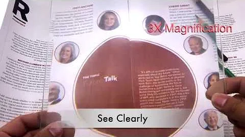 PVC Fresnel Lens Magnifying Sheet ｜ Etay Magpro