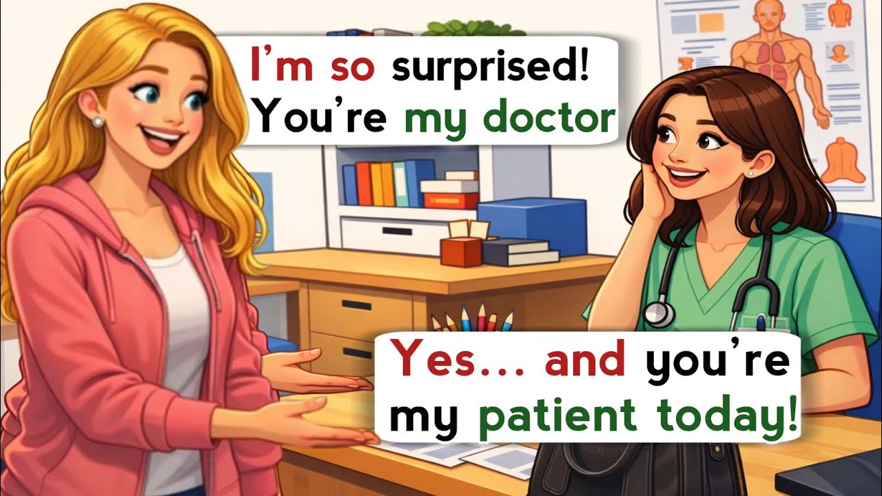 Learn English Practice for Beginners | Hospital Reunion, Family & Friendship Conversation