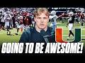 FIRST LOOK: Miami's NEW Electric Offense | Darian Mensah To Cooper Barkate Is Going To Be AWESOME