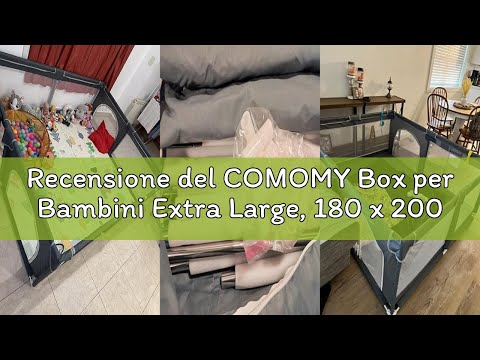 COMOMY Box Per Bambini Extra Large 180×200 Cm Con 50 Palline Review: Il