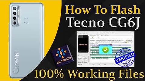 Tecno Camon 17 CG6J Flashing Firmware - Dead Boot Salution - Hang On Logo Fix Stock Rom Install