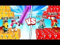 Ich cheate in lucky block bedwars in minecraft