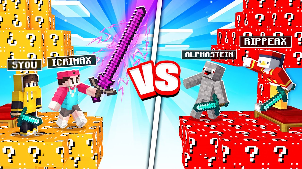 Ich CHEATE in LUCKY BLOCK BEDWARS in Minecraft!