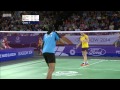 Ws bronze  pv sindhu vs tee jy  2014 commonwealth games badminton