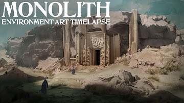 Monolith – Environment Concept Art Timelapse
