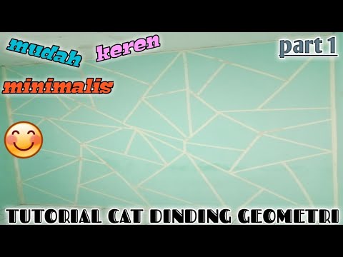 TUTORIAL CAT DINDING GEOMETRI  Part 1 UniDevi YouTube