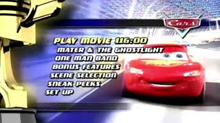 Cars 2006 Dvd Menu
